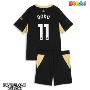 Manchester City Jeremy Doku #11 Dětské Venkovní dres komplet 2026-27 Krátký Rukáv (+ trenýrky)